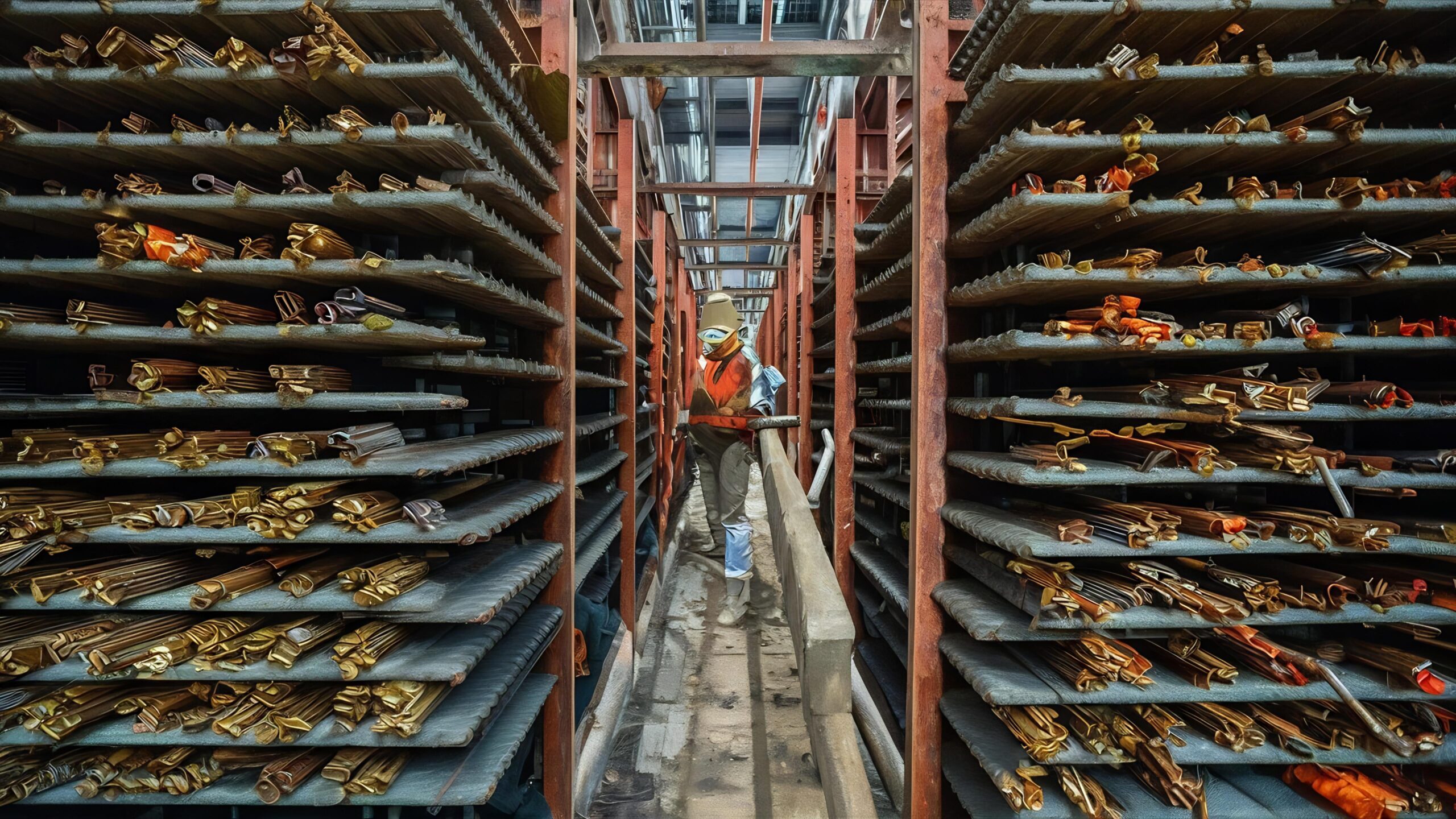 steel bar site construction