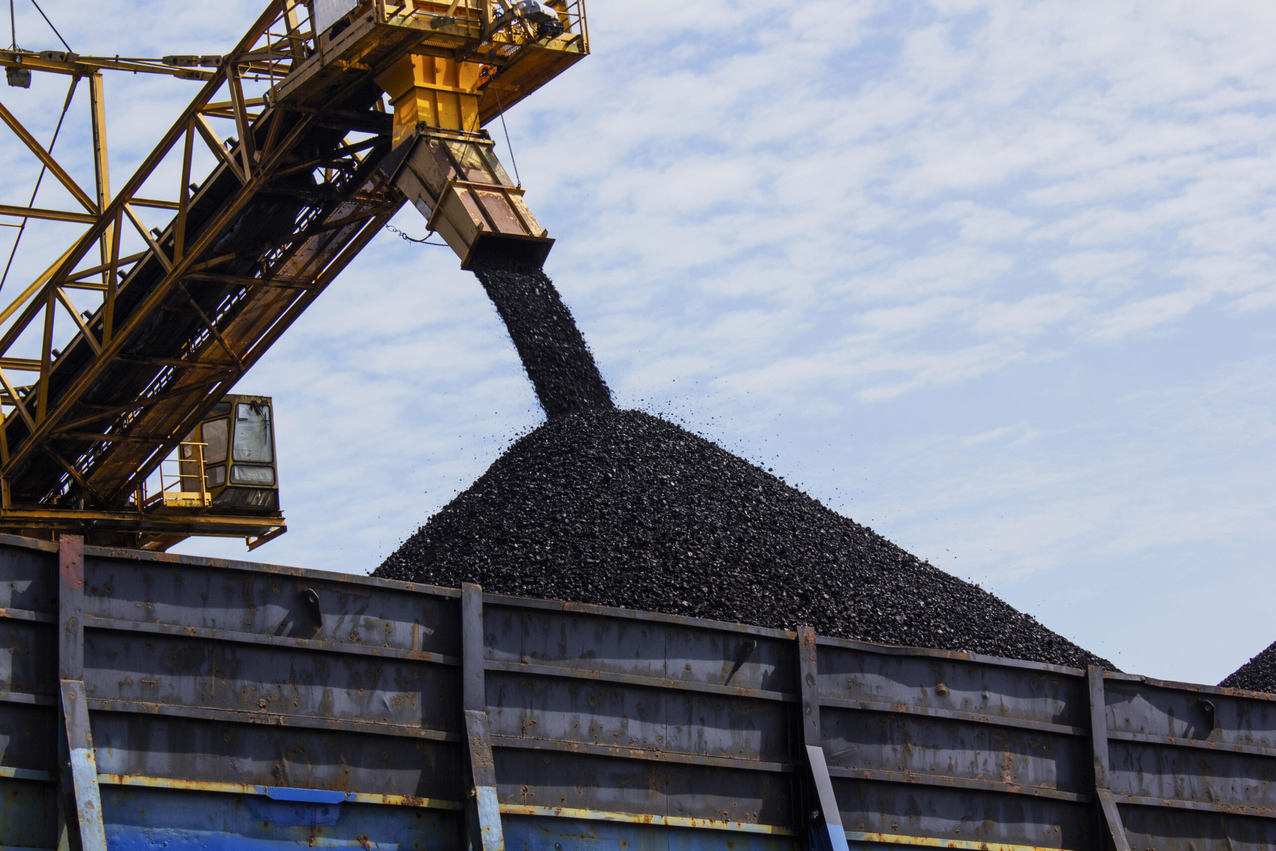 procces loading at jetty