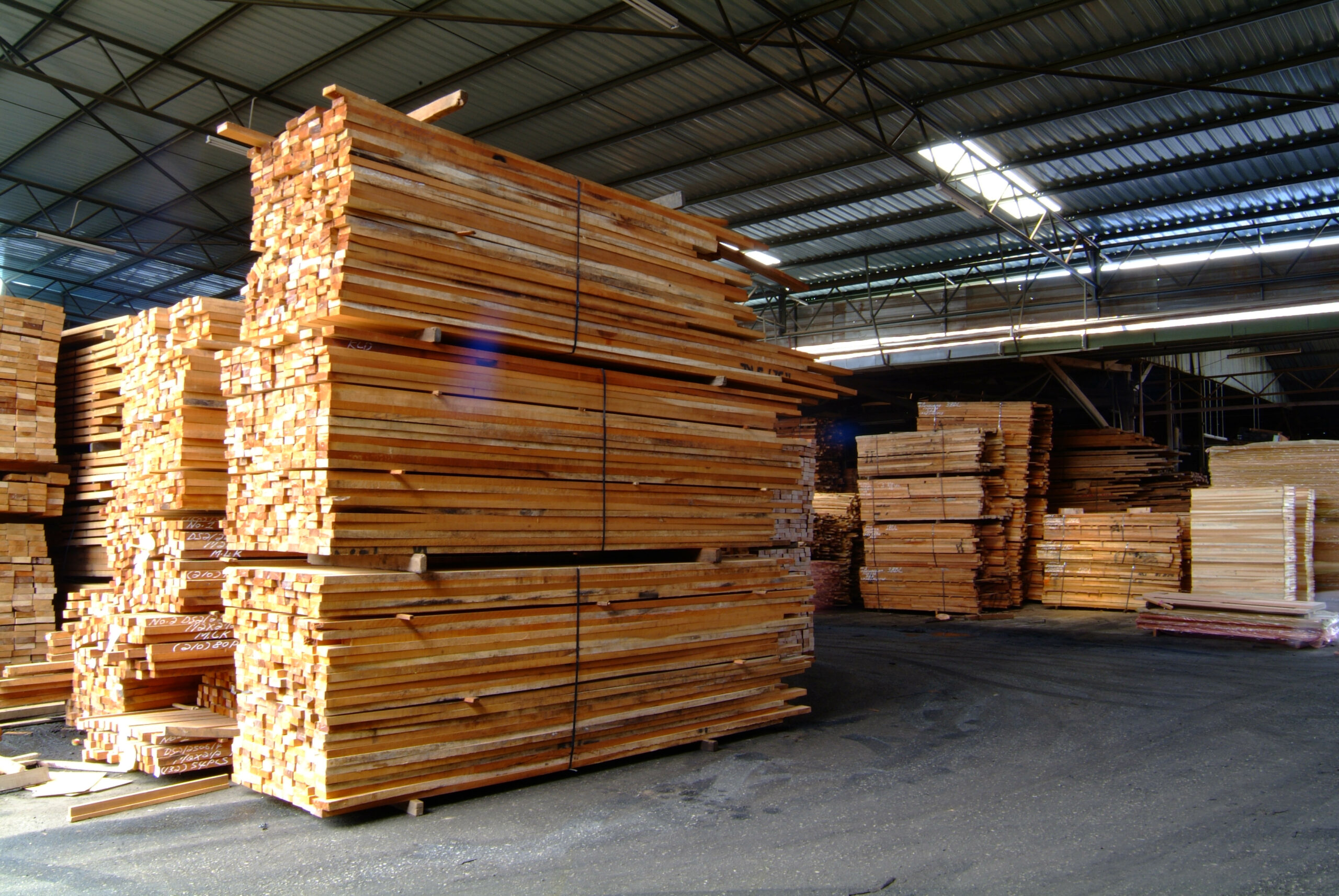 stack of lumber with background